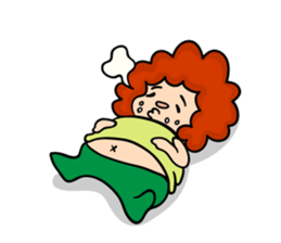 Daily sticker of Afro -kun 2nd edition sticker #10001182