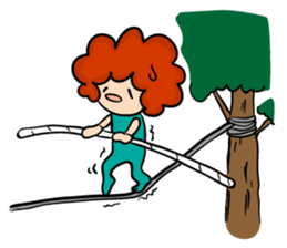 Daily sticker of Afro -kun 2nd edition sticker #10001183