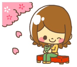 Anytime giri talk Spring version sticker #10001410