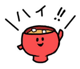 Miso soup-san sticker #10001506