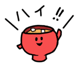Miso soup-san sticker #10001506