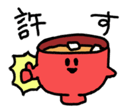 Miso soup-san sticker #10001515