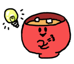 Miso soup-san sticker #10001516