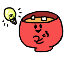 Miso soup-san sticker #10001516