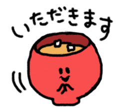 Miso soup-san sticker #10001532