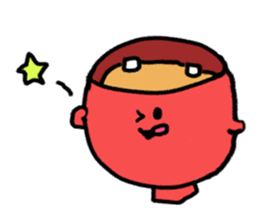 Miso soup-san sticker #10001538