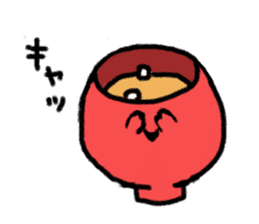 Miso soup-san sticker #10001540