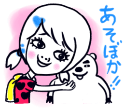 Girl super cute kansai accent sticker #10001838