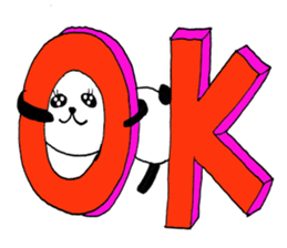 Loud shout love, Glitter panda! sticker #10002345