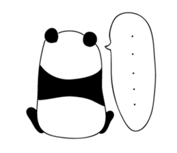 Rough panda sticker #10002384