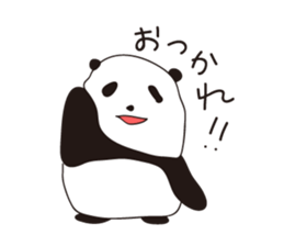 Rough panda sticker #10002397