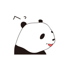 Rough panda sticker #10002402