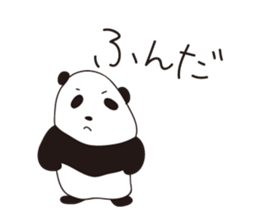 Rough panda sticker #10002404