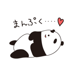 Rough panda sticker #10002406