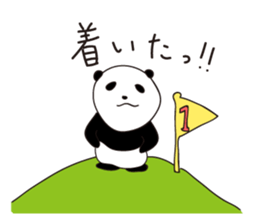 Rough panda sticker #10002411