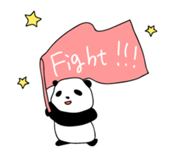 Rough panda sticker #10002421