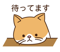 Cat of moderate honorific sticker #10002516
