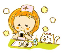 Smile is a nice nurse's. sticker #10002589