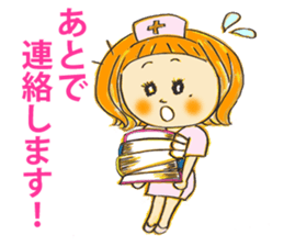 Smile is a nice nurse's. sticker #10002605