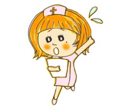 Smile is a nice nurse's. sticker #10002613