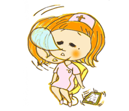 Smile is a nice nurse's. sticker #10002621