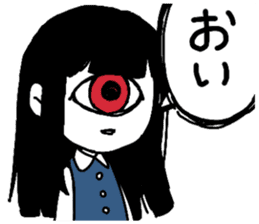 Mono Eye Girl sticker #10002784