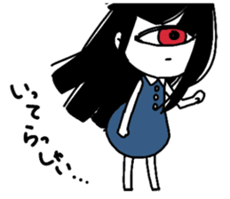 Mono Eye Girl sticker #10002801