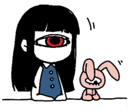 Mono Eye Girl sticker #10002802