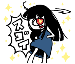 Mono Eye Girl sticker #10002804