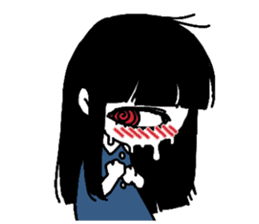 Mono Eye Girl sticker #10002810