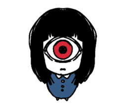 Mono Eye Girl sticker #10002812