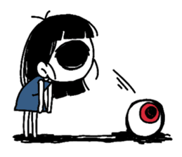 Mono Eye Girl sticker #10002813