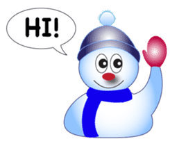 Snowman's Valentine Eng Ver sticker #10002826