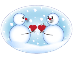 Snowman's Valentine Eng Ver sticker #10002835