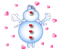 Snowman's Valentine Eng Ver sticker #10002838