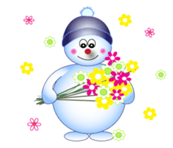 Snowman's Valentine Eng Ver sticker #10002843