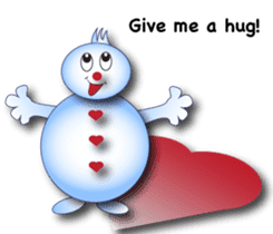 Snowman's Valentine Eng Ver sticker #10002846