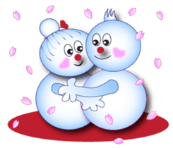 Snowman's Valentine Eng Ver sticker #10002847