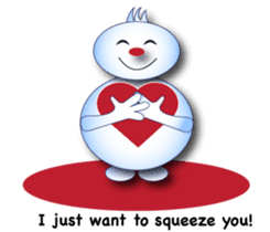 Snowman's Valentine Eng Ver sticker #10002848