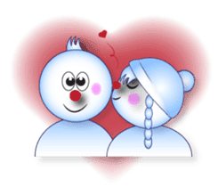 Snowman's Valentine Eng Ver sticker #10002850