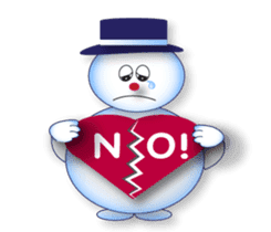 Snowman's Valentine Eng Ver sticker #10002863