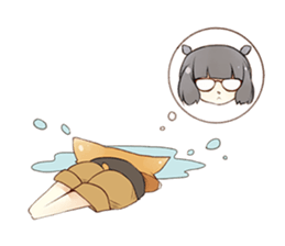 Kogi-P & Risutan sticker #10002901