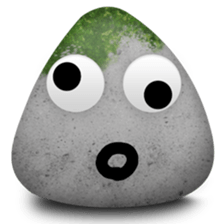 Mossy The Rock sticker #10003065