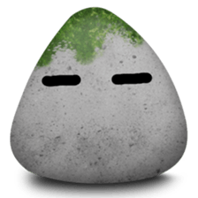 Mossy The Rock sticker #10003070