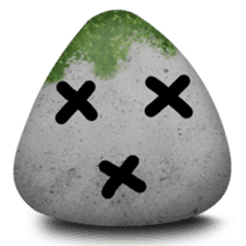 Mossy The Rock sticker #10003077