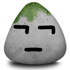 Mossy The Rock sticker #10003079