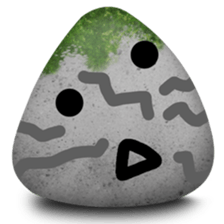 Mossy The Rock sticker #10003082