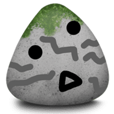 Mossy The Rock sticker #10003082