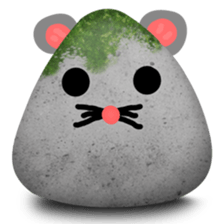 Mossy The Rock sticker #10003087