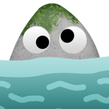 Mossy The Rock sticker #10003090